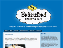 Tablet Screenshot of buttercloudbakery.com